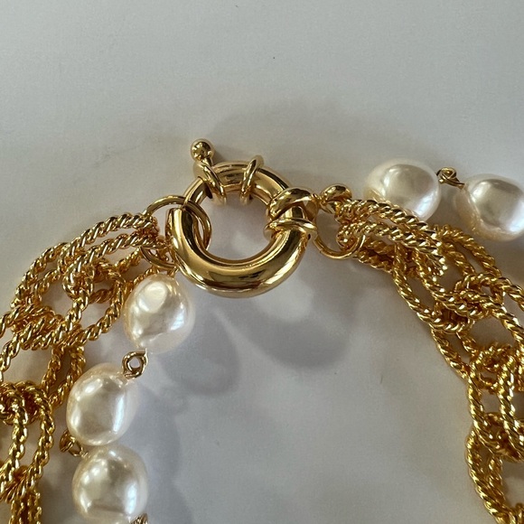 NEW Lenox Gold Chain and Pearl Necklace - Picture 7 of 7